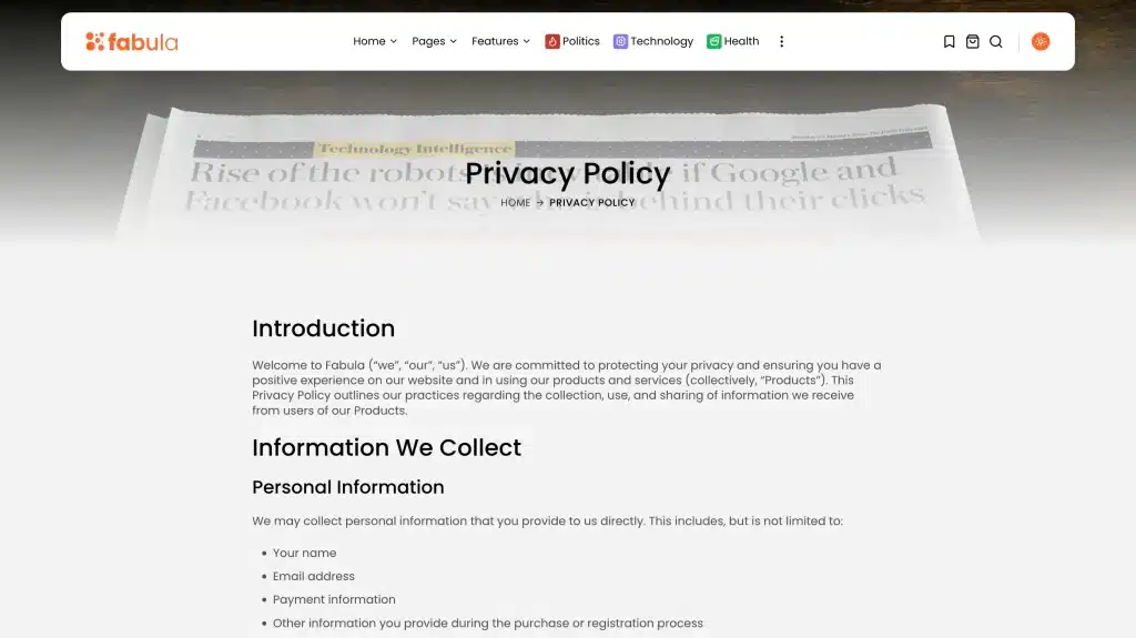 Privacy Policy